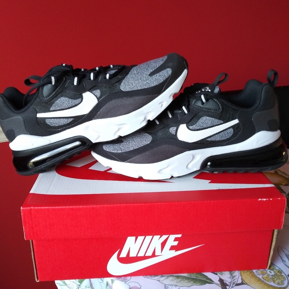 Nike Shoes Nike Air Max 27 React Black Vast Grey White Poshmark